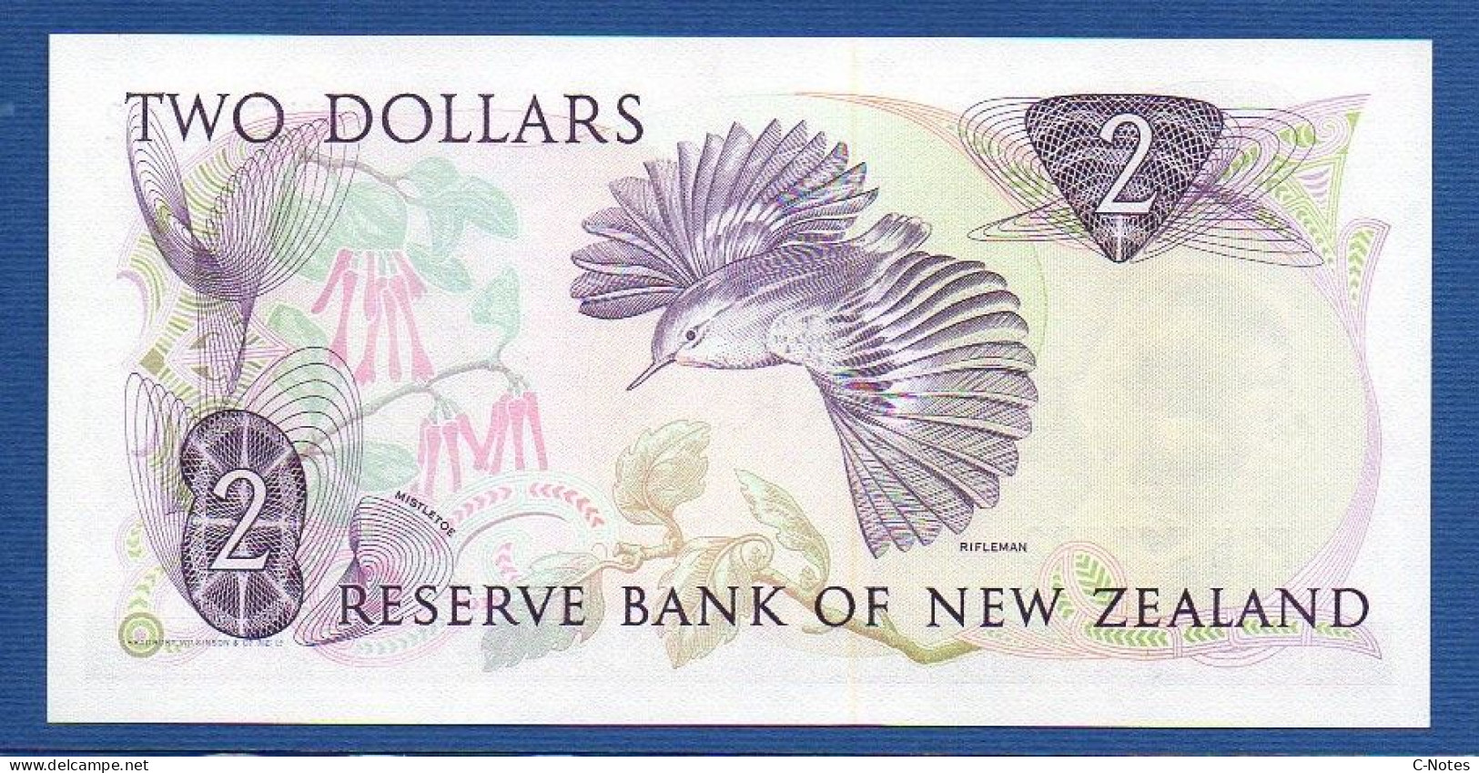 NEW ZEALAND  - P.170a – 2 Dollars ND (1981 - 1992) UNC, S/n EDH 329392 - Nouvelle-Zélande