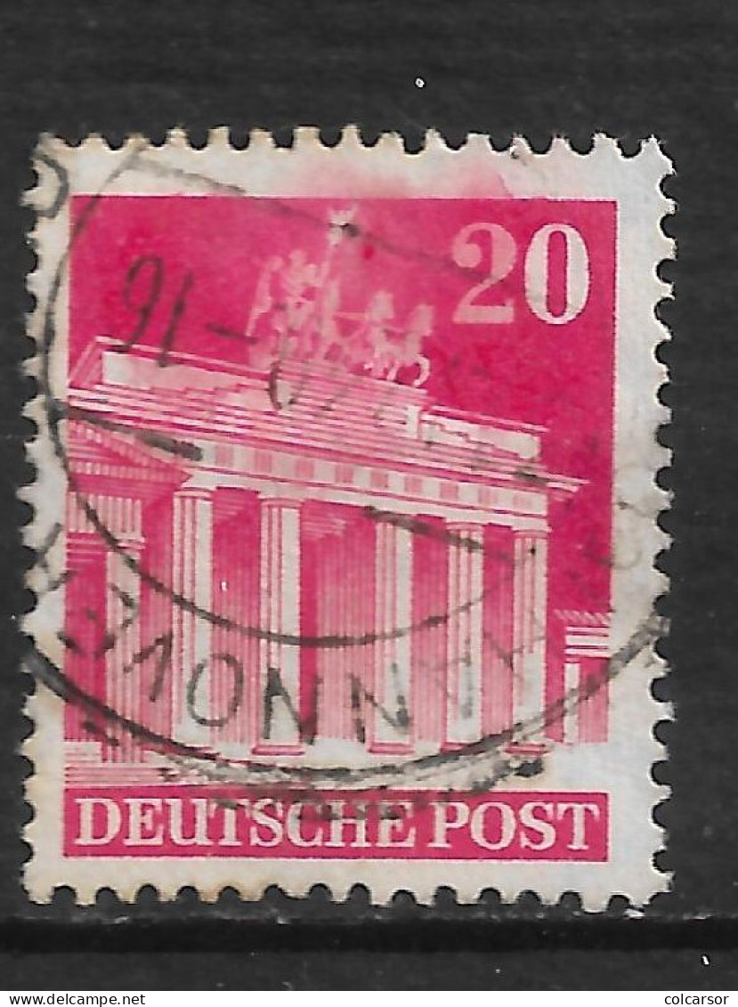 ALLEMAGNE   BIZONE  N°  52  "  BERLIN " - Used