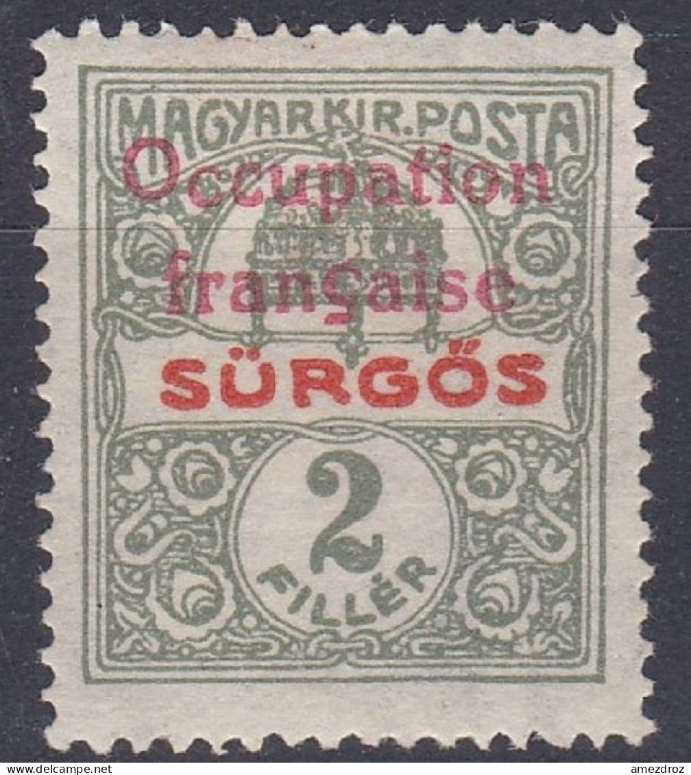 Arad Hongrie 1919 Mi 2 * (A15) - Neufs