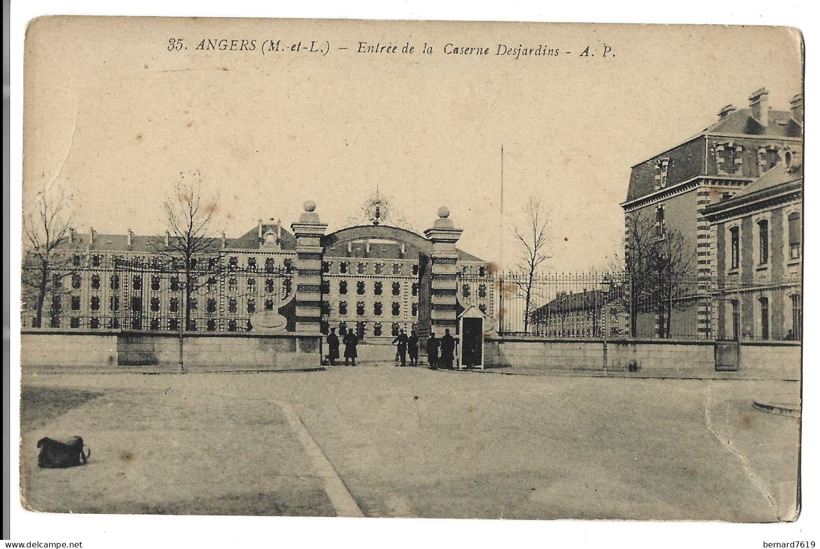 49 Angers - Entree De La Caserne Desjardins - Angers