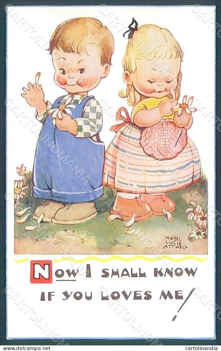 Artist Signed Attwell M. L. Children Valentine Serie 5357 Postcard HR2517 - Otros & Sin Clasificación