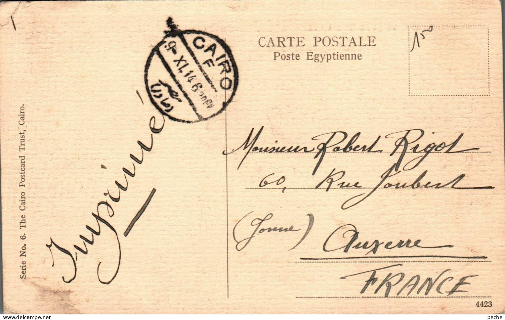 N°420 W -cpa Le Caire -rue Au Quartier Arabe- - Caïro