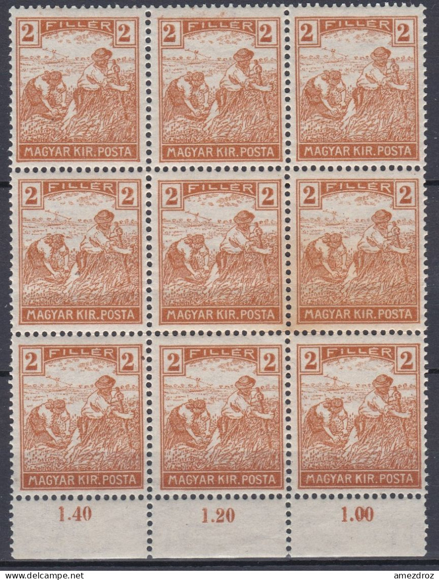 Hongrie 1916-1920 Mi 190 NMH **  Moissonneurs (A17) - Unused Stamps