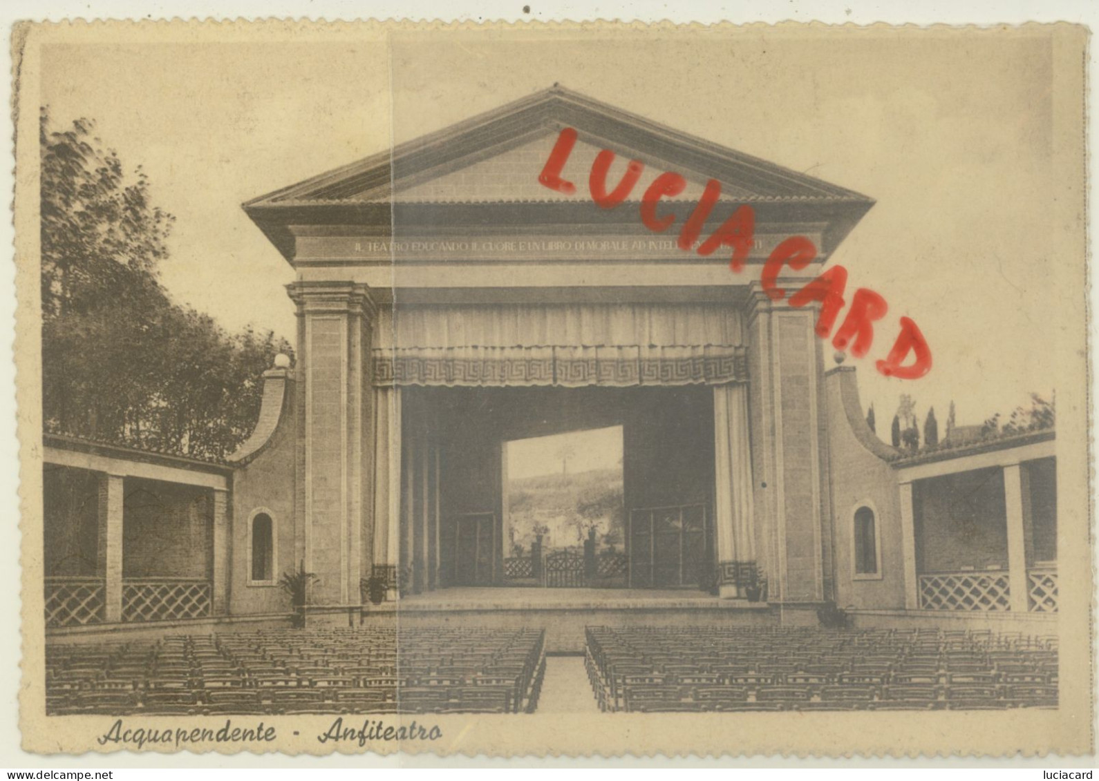 ACQUAPENDENTE -VITERBO -ANFITEATRO 1941 - Viterbo