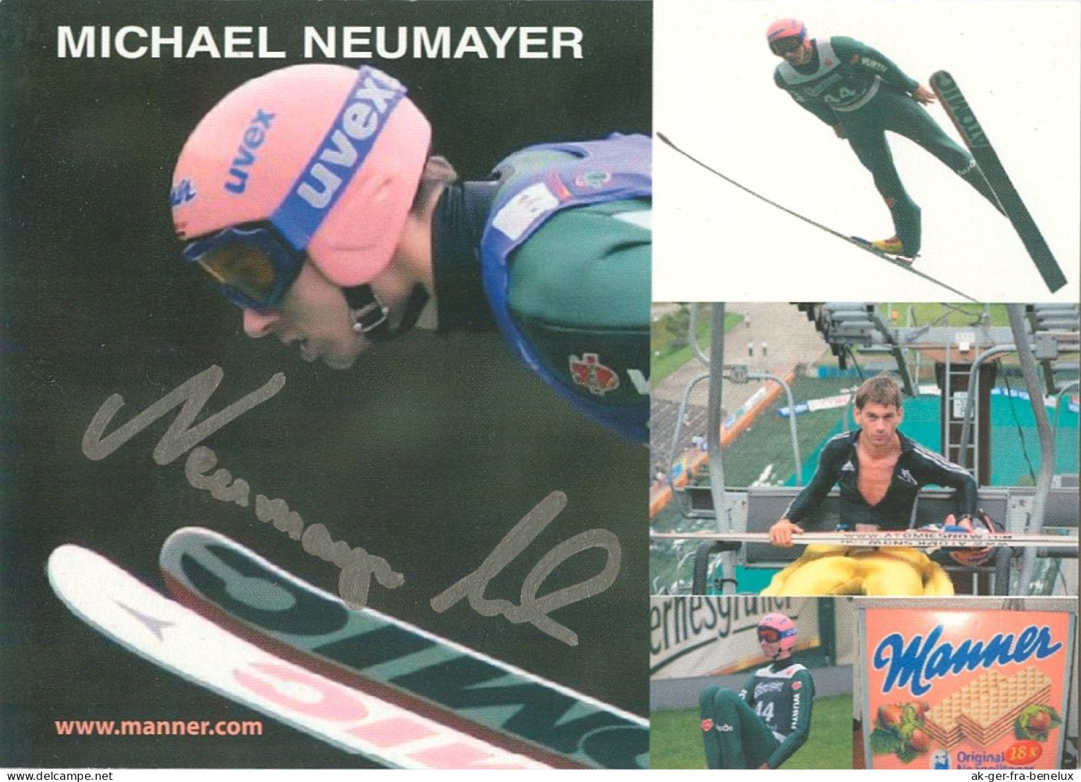 1) Autogramm AK Skispringer Michael Neumayer Bad Reichenhall Berchtesgaden Fischen Im Allgäu DSV Ski Jumping Olympia - Autographes