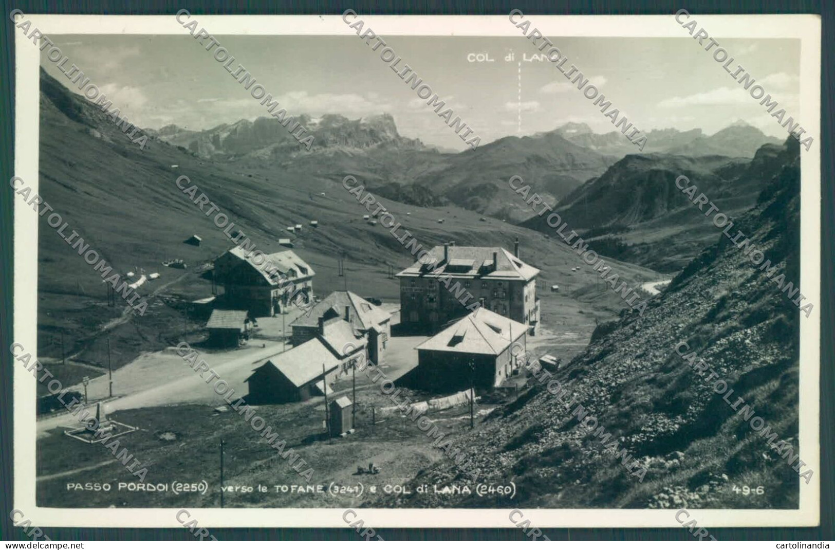 Trento Canazei Passo Pordoi Tofane Col Di Lana Hotel Maria Foto Cartolina ZC4255 - Trento