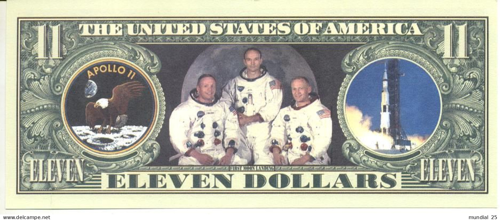NOVELTY MONEY - JOURNEY TO THE MOON - Other & Unclassified