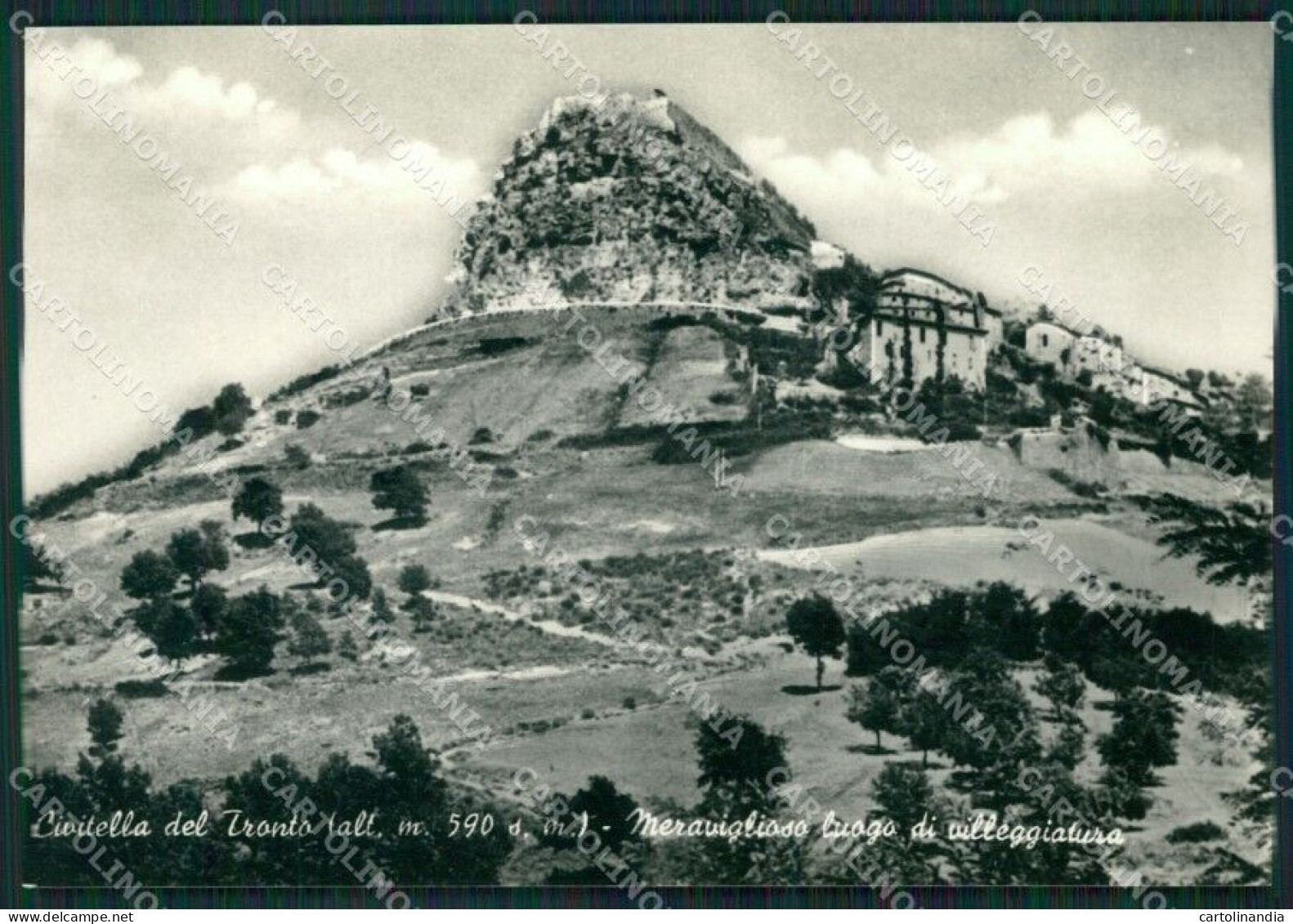 Teramo Civitella Del Tronto Foto FG Cartolina ZK0160 - Teramo