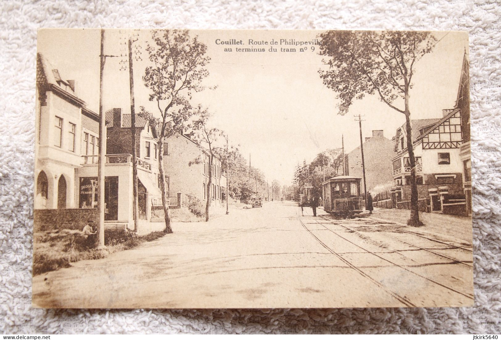 Couillet (tram) "Route De Philippeville, Au Terminus Du Tram N°9" - Charleroi