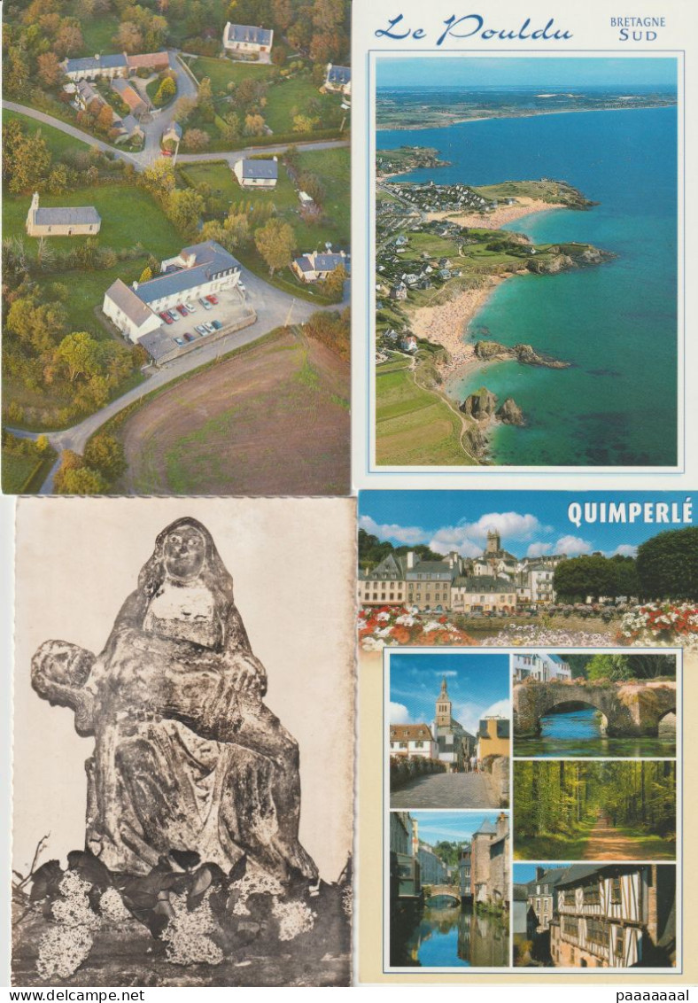 LOT DE 40 CARTES POSTALE CPM DE BRETAGNE DIVERS TOUTES SCANNEES - 5 - 99 Postales