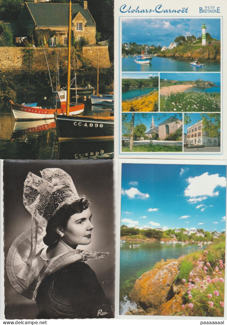 LOT DE 40 CARTES POSTALE CPM DE BRETAGNE DIVERS TOUTES SCANNEES - 5 - 99 Cartoline