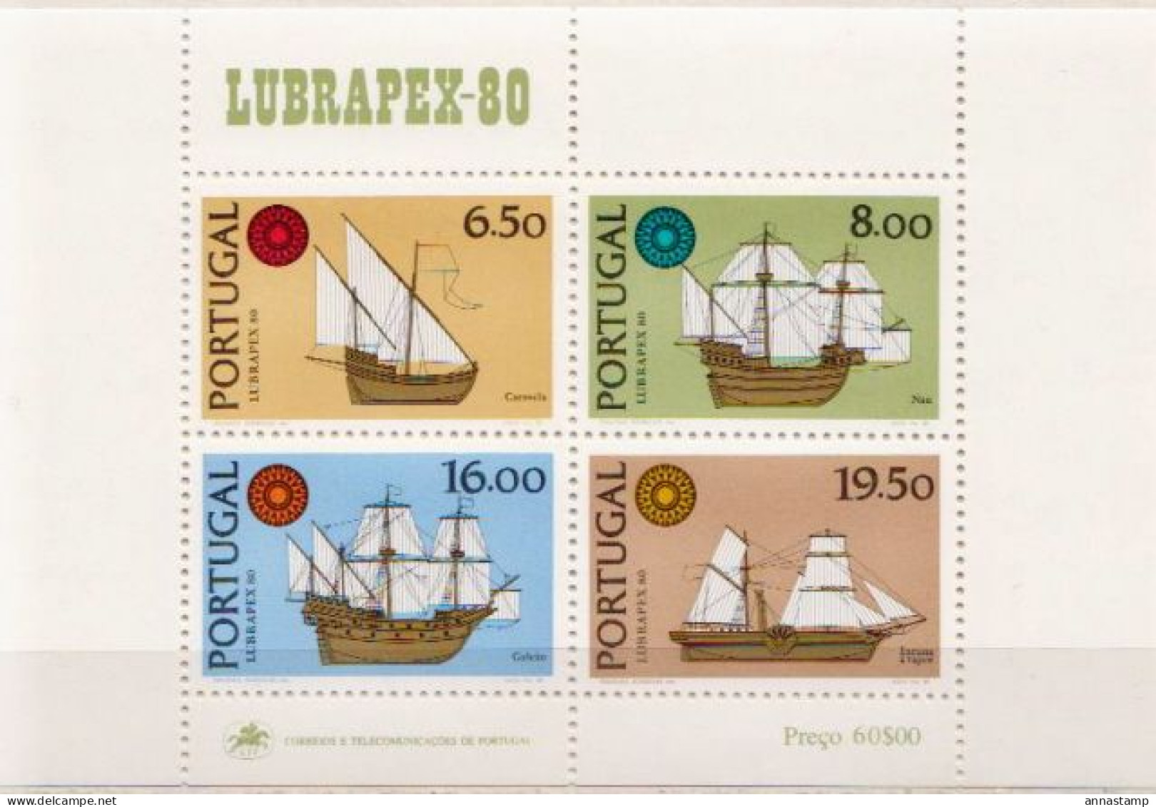 Portugal MNH SS - Schiffe