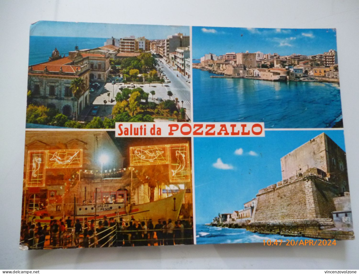 Cartolina Viaggiata "Saluti Da Pozzallo" Vedutine 1976 - Ragusa