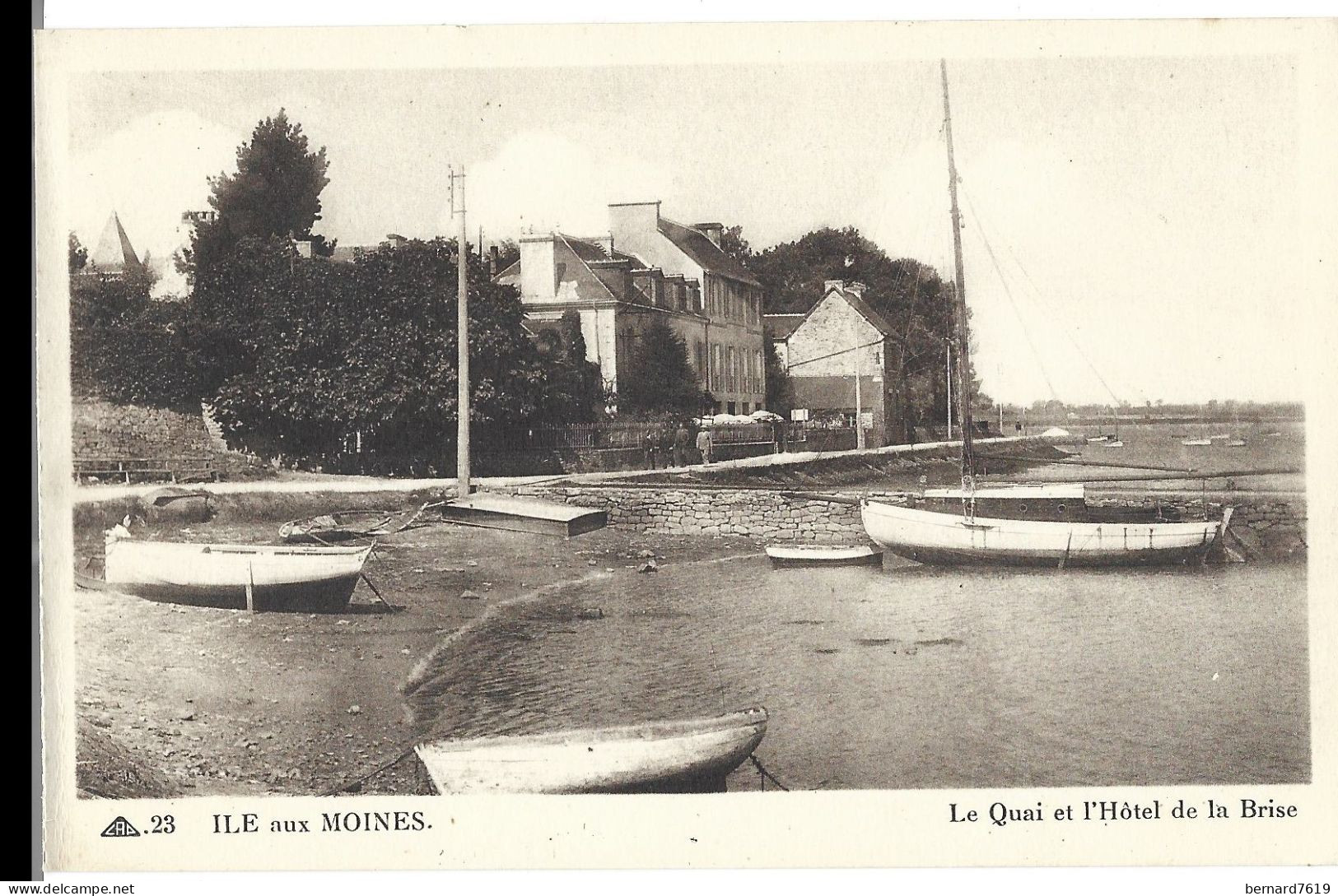 56 Ile Aux Moines -  Le Quai Et L'hotel De La Brise - Ile Aux Moines