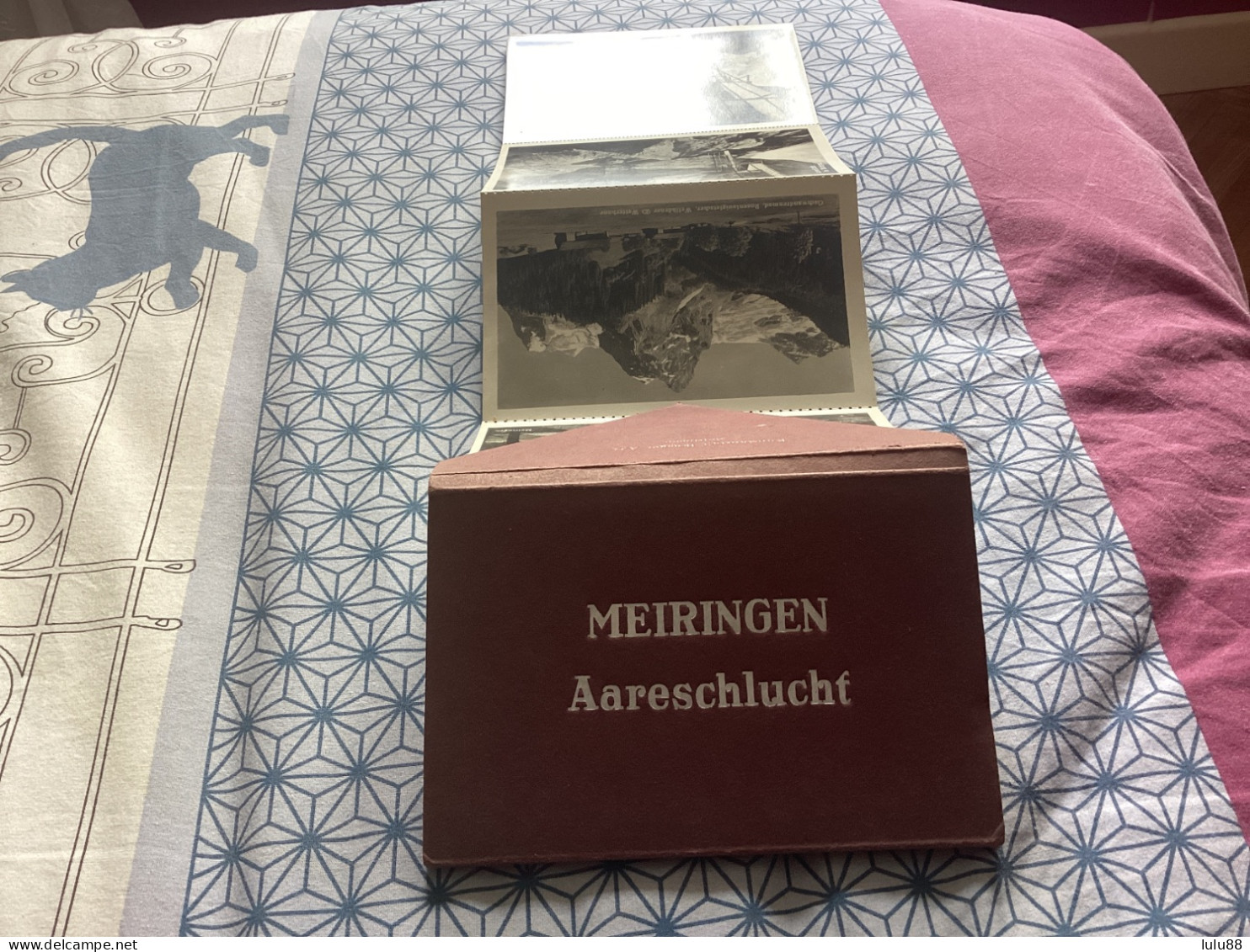 MEIRINGEN. Aareschlucht. CARNET DE 12 CARTES - Meiringen