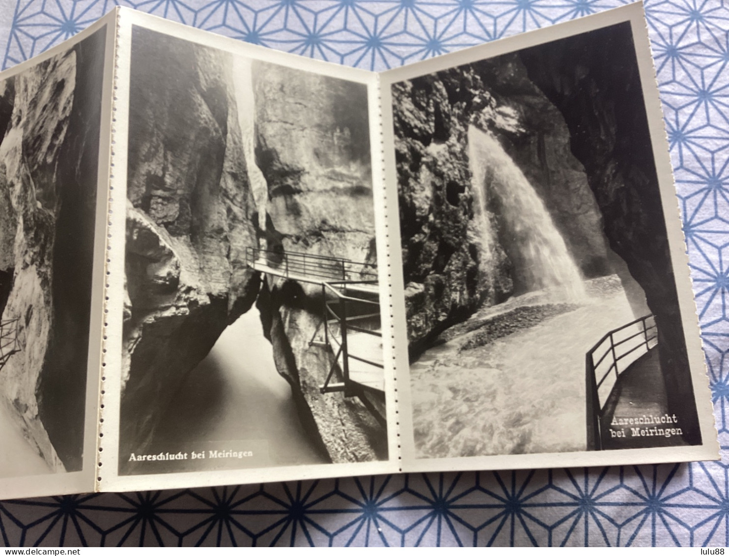 MEIRINGEN. Aareschlucht. CARNET DE 12 CARTES - Meiringen