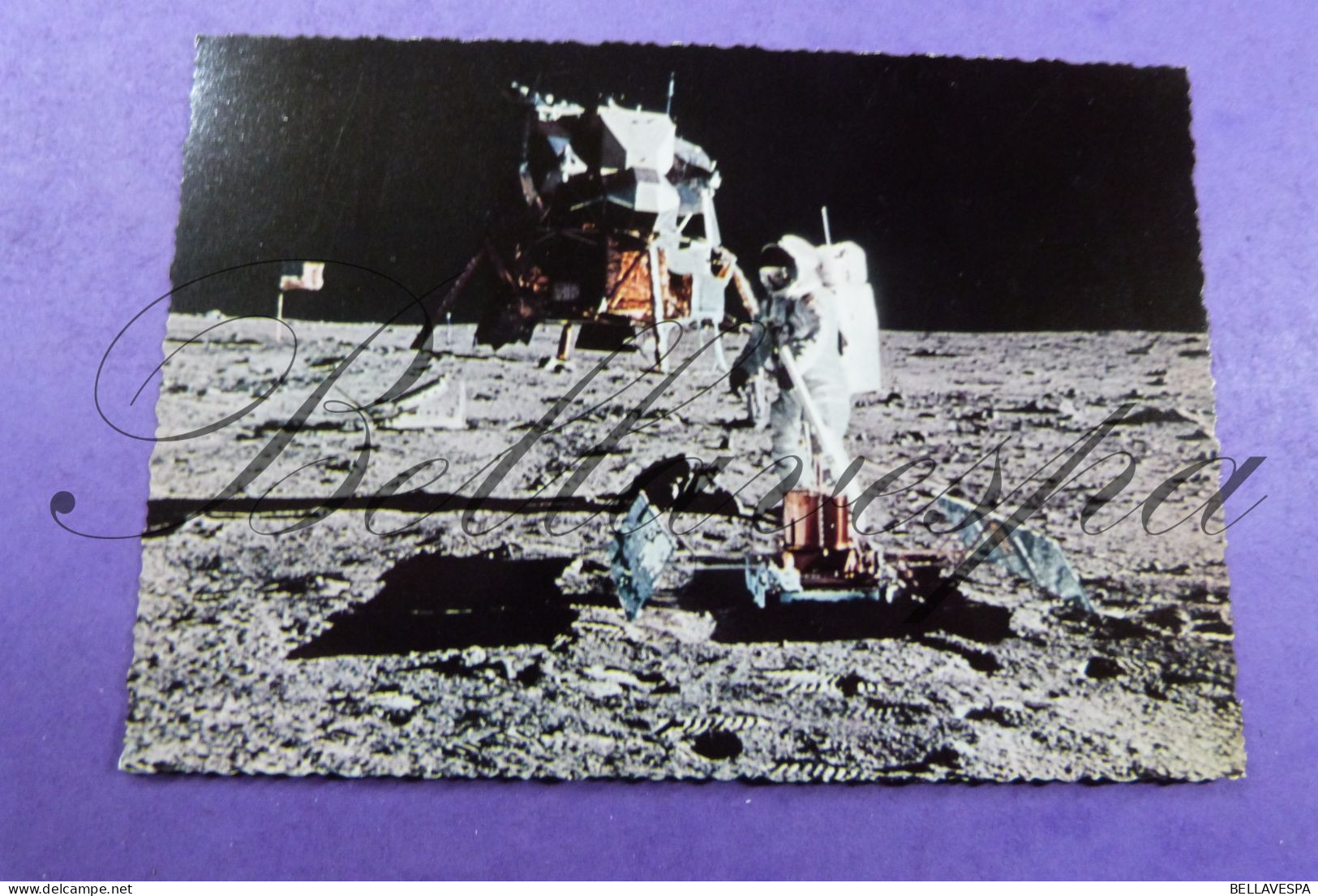 Edwin Aldrin Eagle Neil Armstrong 21.07.1969 Moon Lune Maan USA Navy Pilotes Moonlander Set 6 X Cpsm - Space