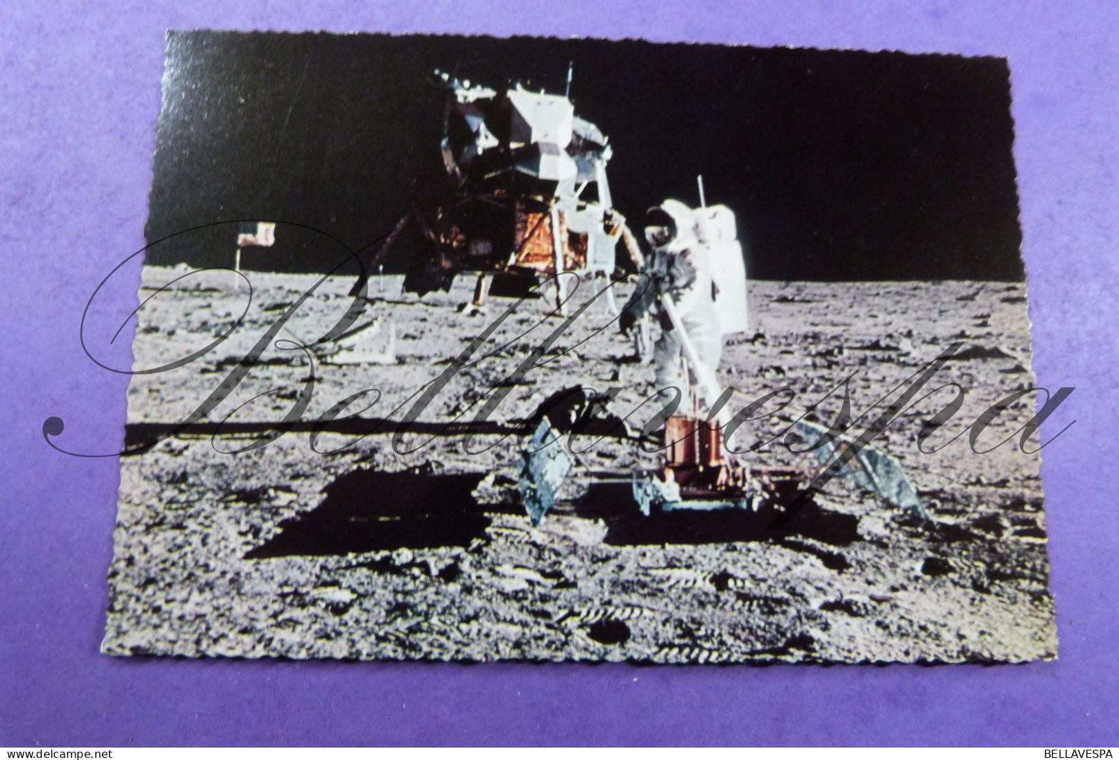 Edwin Aldrin Eagle Neil Armstrong 21.07.1969 Moon Lune Maan USA Navy Pilotes Moonlander Set 6 X Cpsm - Espace