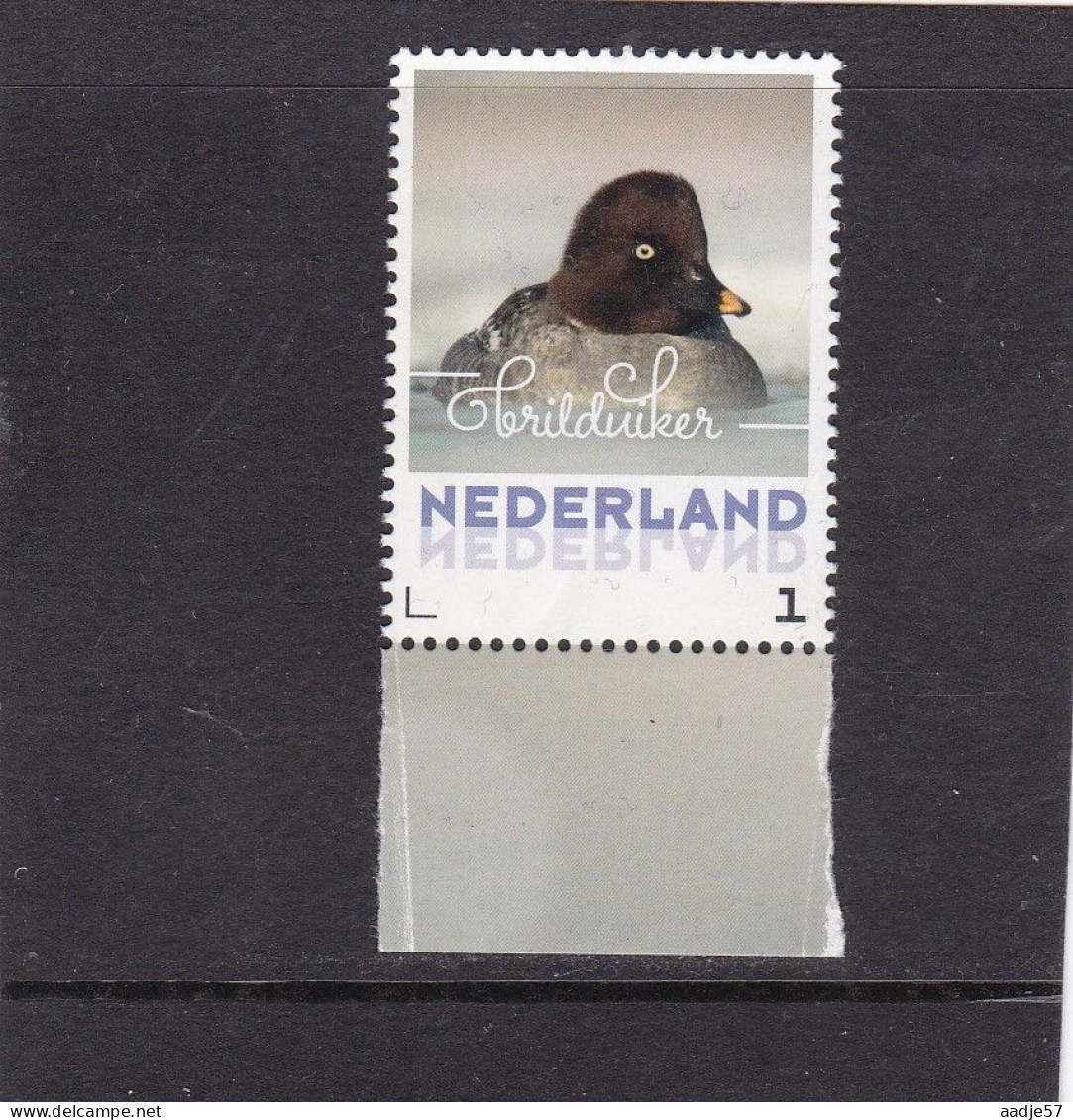 Netherlands Pays Bas 2016 Brilduiker Common Goldeneye MNH** - Ongebruikt