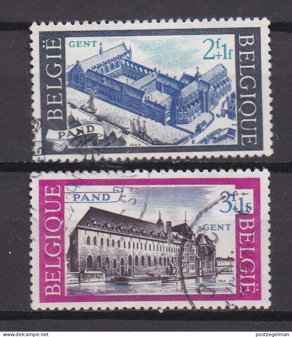 BELGIUM,1964, Used Stamp(s), Abey Restoration Fund , M1364-1365 , Scan 10408, - Used Stamps