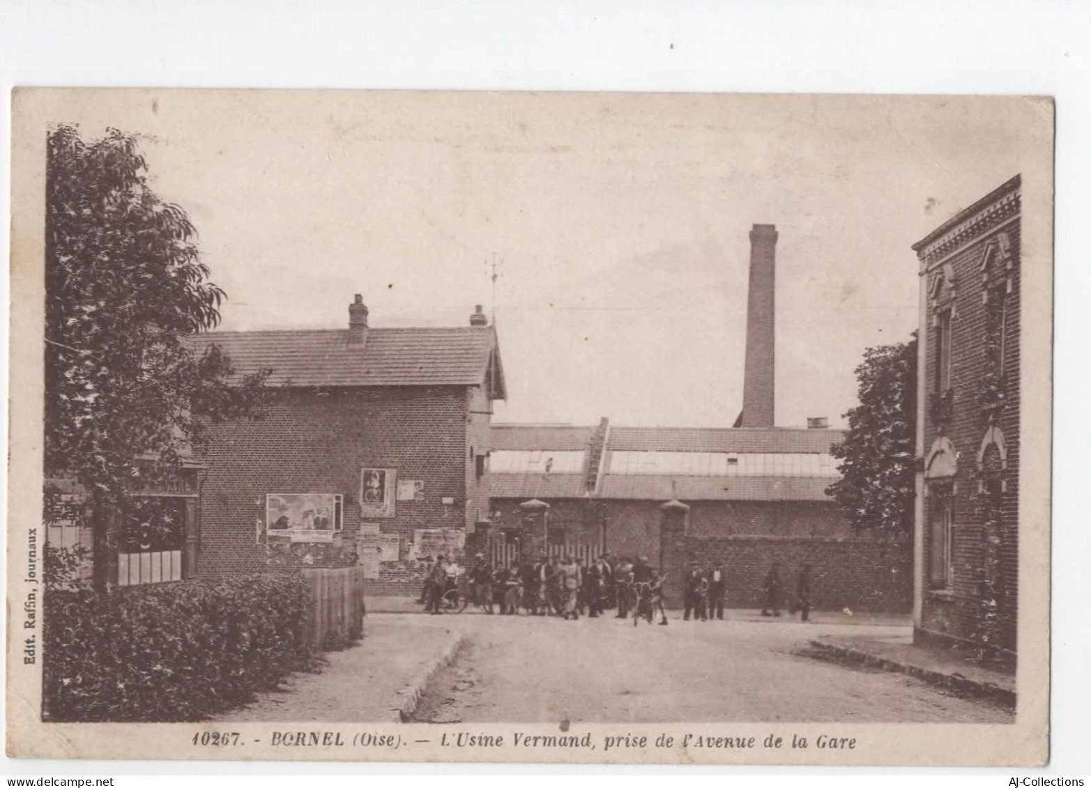 AJC - Bornel - L'usine Vermand, Prise De L'avenue De La Gare - Other & Unclassified