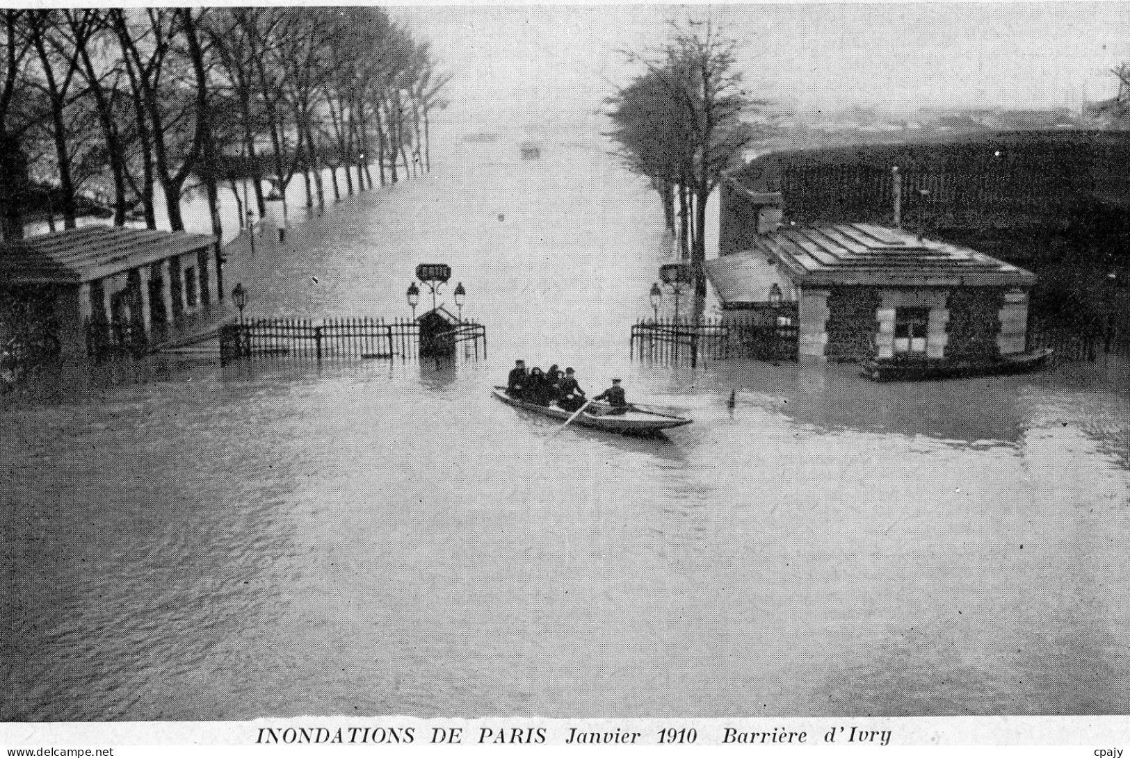 0262 - Janvuer 1910 Porte D'Ivry Barrière De L'Octroi.jpg - Arrondissement: 13