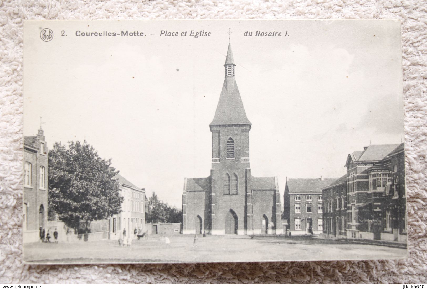 Courcelles-Motte "Place Et église Du Rosaire I" - Courcelles