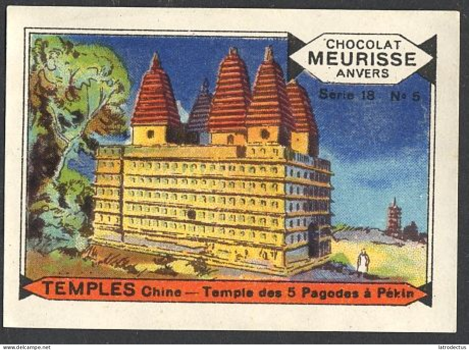 Meurisse - Ca 1930 - 18 - Temples, Tempels - 5 - Chine, China, Peking - Altri & Non Classificati