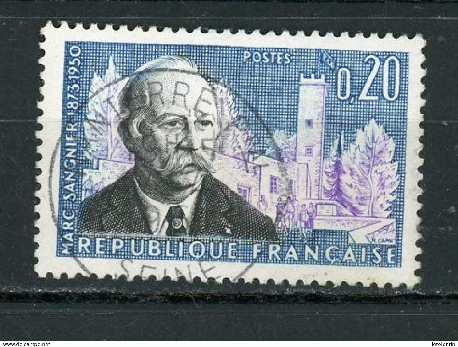 FRANCE - SANGNIER - N° Yvert 1271 CàD NANTERRE - Used Stamps