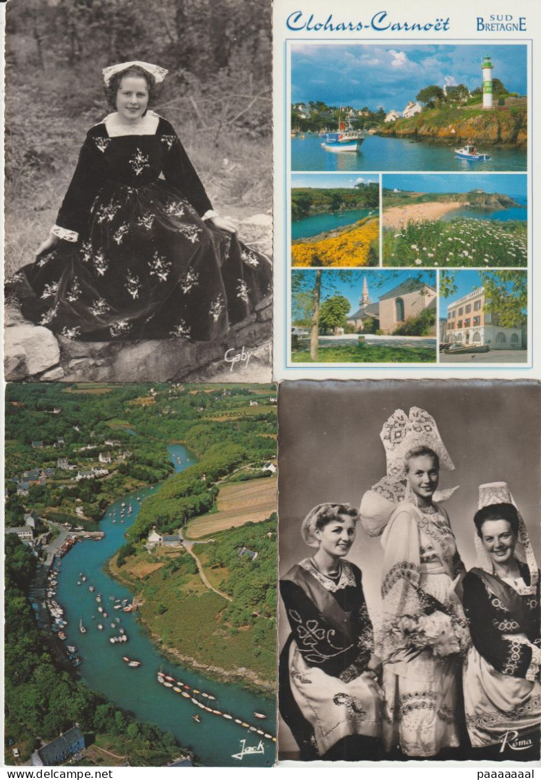 LOT DE 40 CARTES POSTALE CPM DE BRETAGNE DIVERS TOUTES SCANNEES - 5 - 99 Postcards