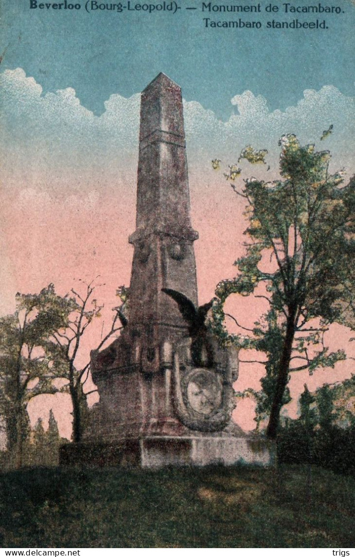 Bourg Léopold (Camp De Beverloo) - Monument De Tacambaro - Leopoldsburg (Camp De Beverloo)