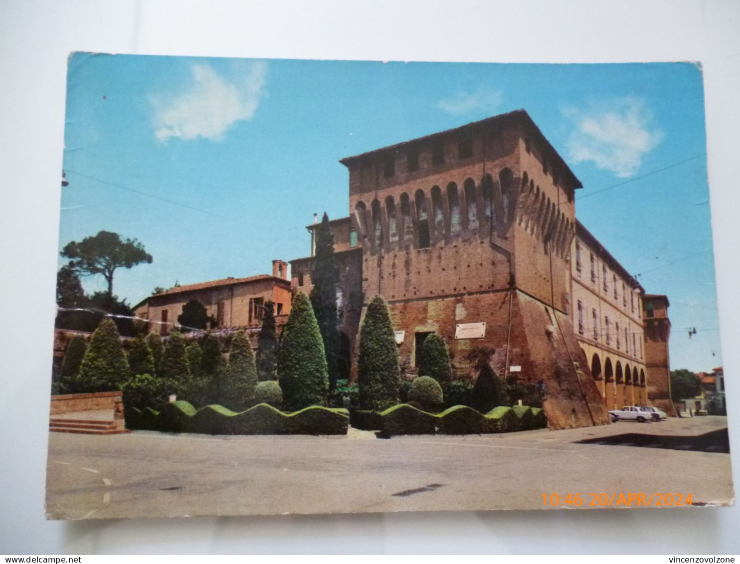 Cartolina Viaggiata "LUGO Castello Estense"  Anni 1960 - Ravenna