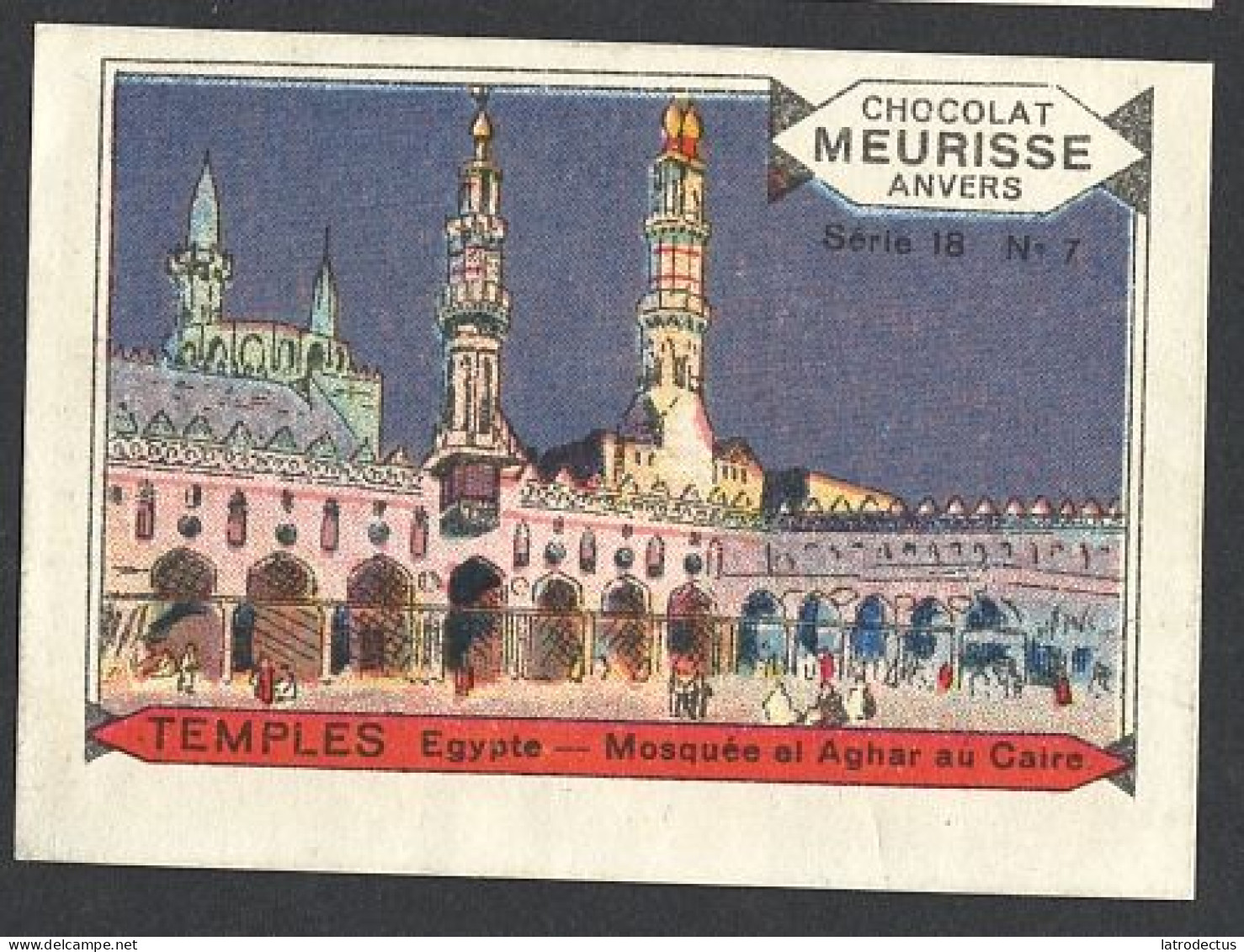 Meurisse - Ca 1930 - 18 - Temples, Tempels - 7 - Egypte, Egypt - Other & Unclassified