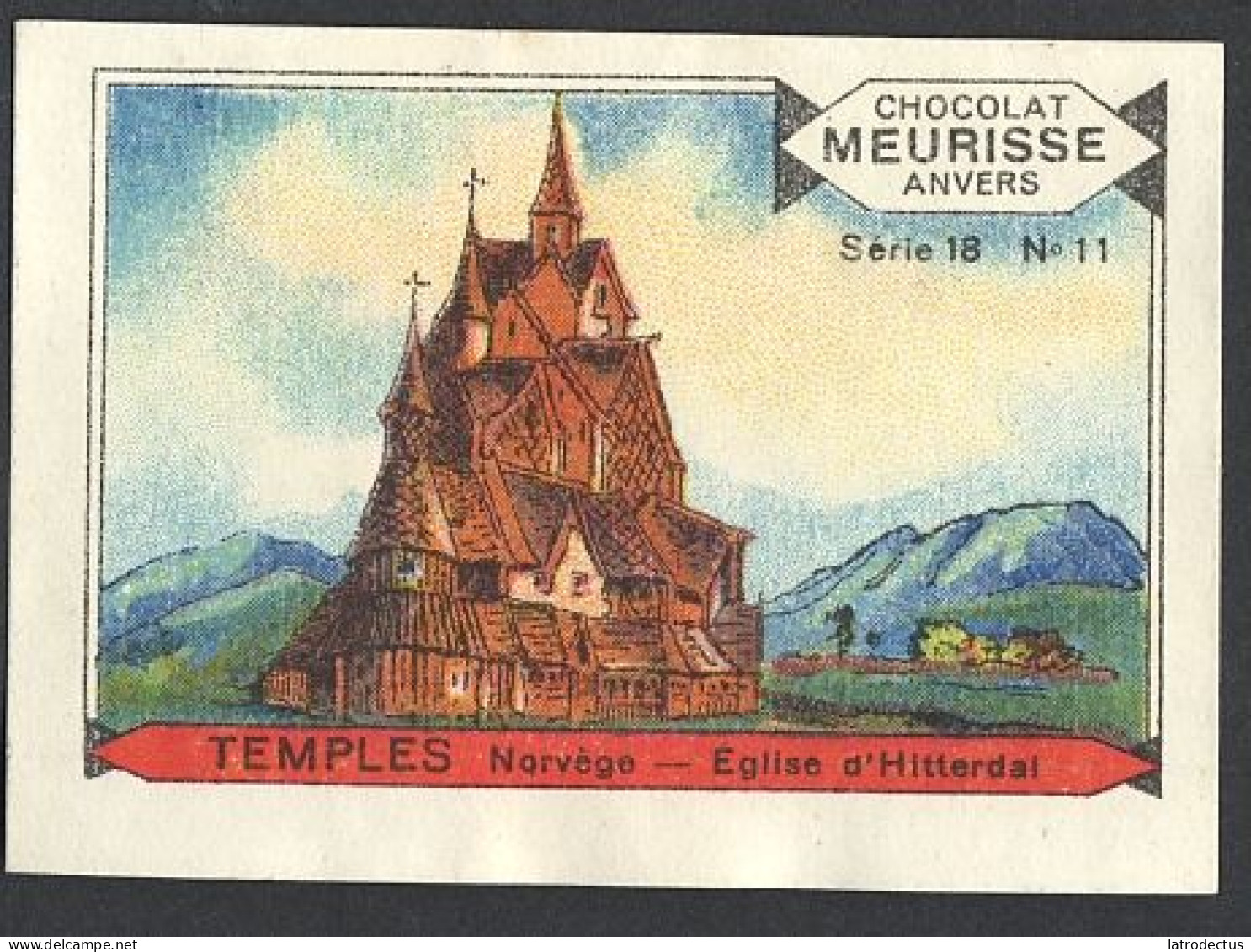 Meurisse - Ca 1930 - 18 - Temples, Tempels - 11 - Norvege, Norway - Altri & Non Classificati