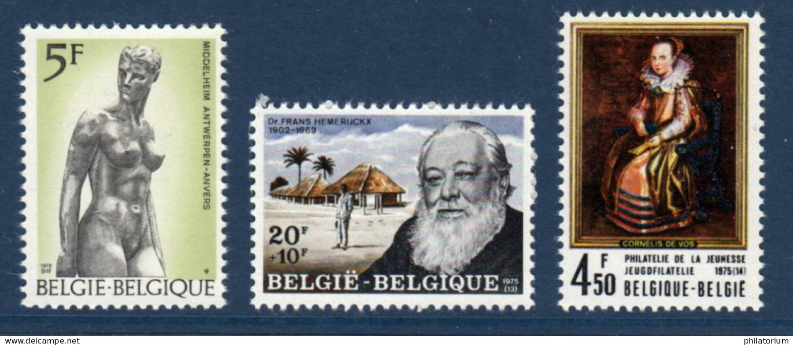Belgique, België, **, Yv 1772, 1773, 1774, Mi 1829, 1830, 1831, SG 2399, 2400, 2402, - Unused Stamps