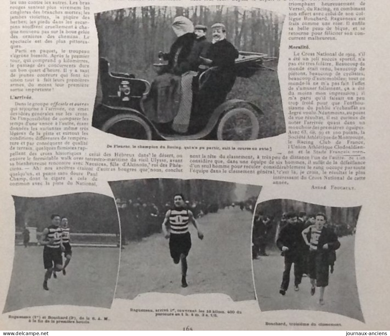 1904  LE CROSS CONTRY NATIONAL - RAGUENEAU - PARC DE SAINT CLOUD - SOCIÉTÉ ATHLÉTIQUE MONTROUGE - RACING CLUB DE FRANCE - 1900 - 1949