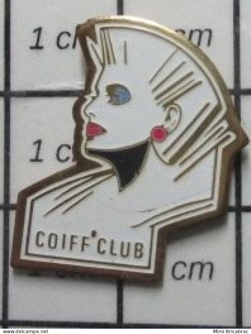 1618B Pin's Pins / Beau Et Rare : MARQUES / SALON DE COIFFURE COIFF CLUB - Markennamen