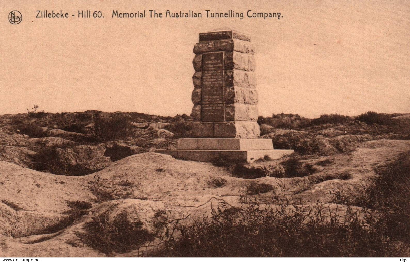 Zillebeke (Hill 60) - Memorial The Australian Tunneling Company - Ieper