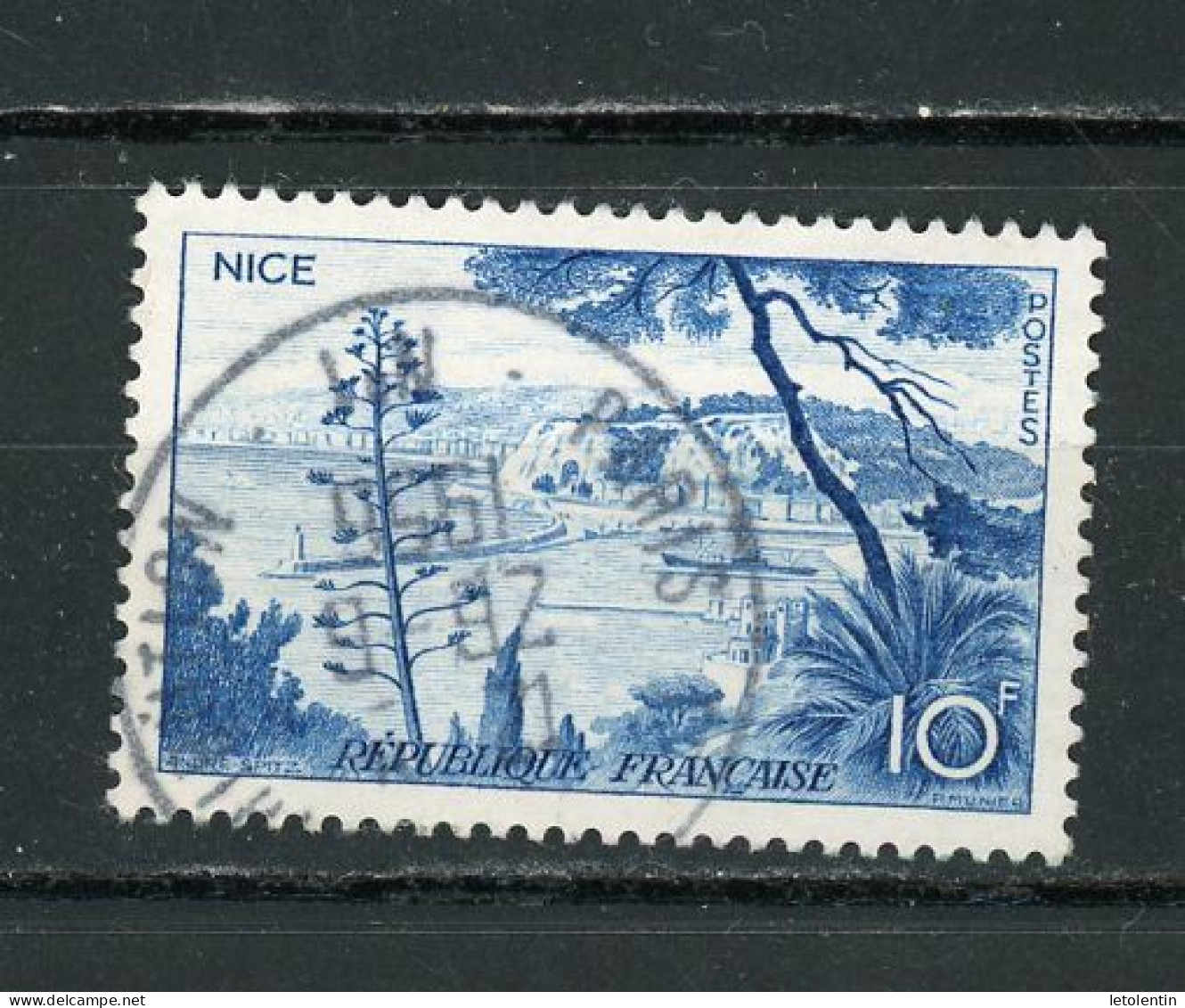 FRANCE -  NICE - N° Yt 1038 Obli. CàD De “PARIS De 1956” - Used Stamps