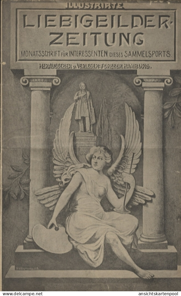 Liebig Bilder Zeitung Reklame Dreser Heft 8, Jhrg. 11, 1906 - Advertising