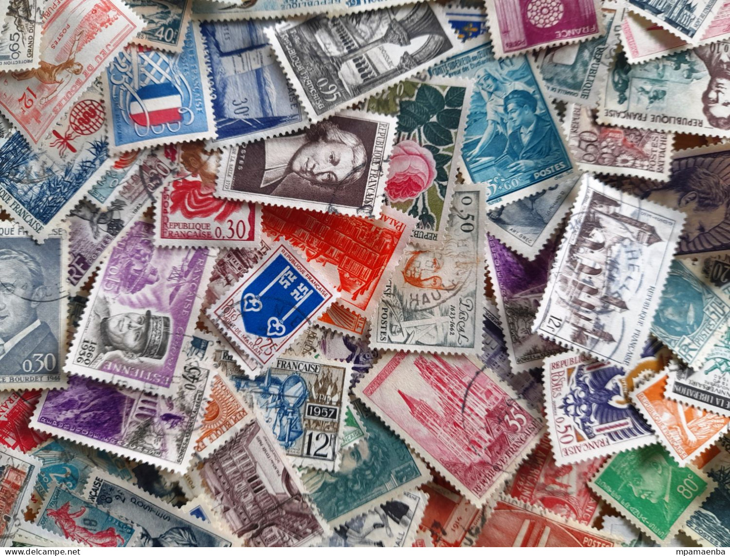 + De 500 Timbres Français Oblitérés. - Lots & Kiloware (mixtures) - Max. 999 Stamps