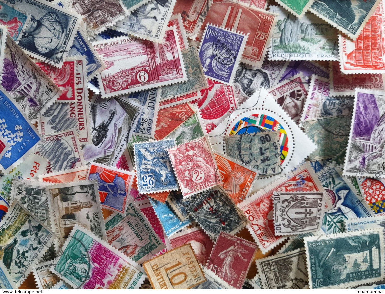 + De 500 Timbres Français Oblitérés. - Lots & Kiloware (mixtures) - Max. 999 Stamps