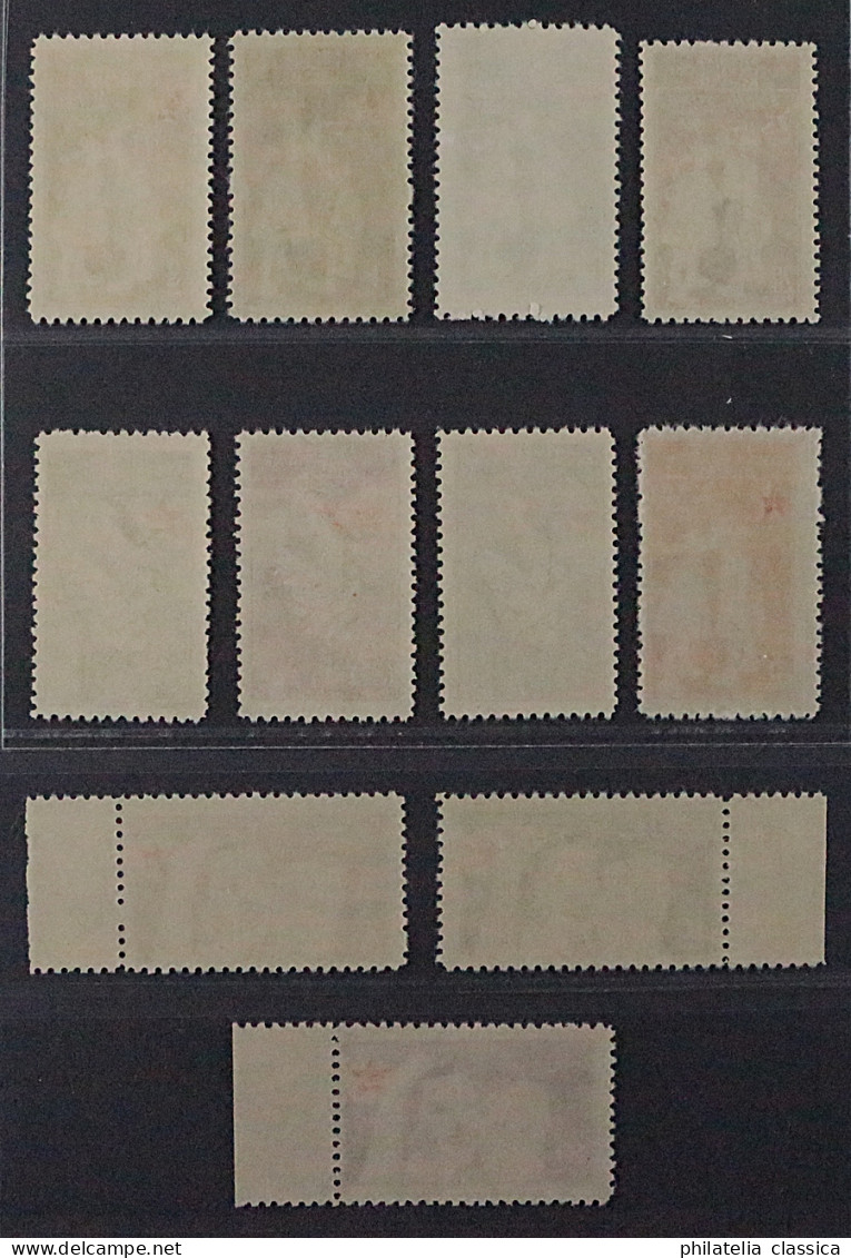 TÜRKEI ZUSCHLAGSMARKEN 185-95 **  1955, Kinderhilfe, Postfrisch, KW 1400,- € - Charity Stamps