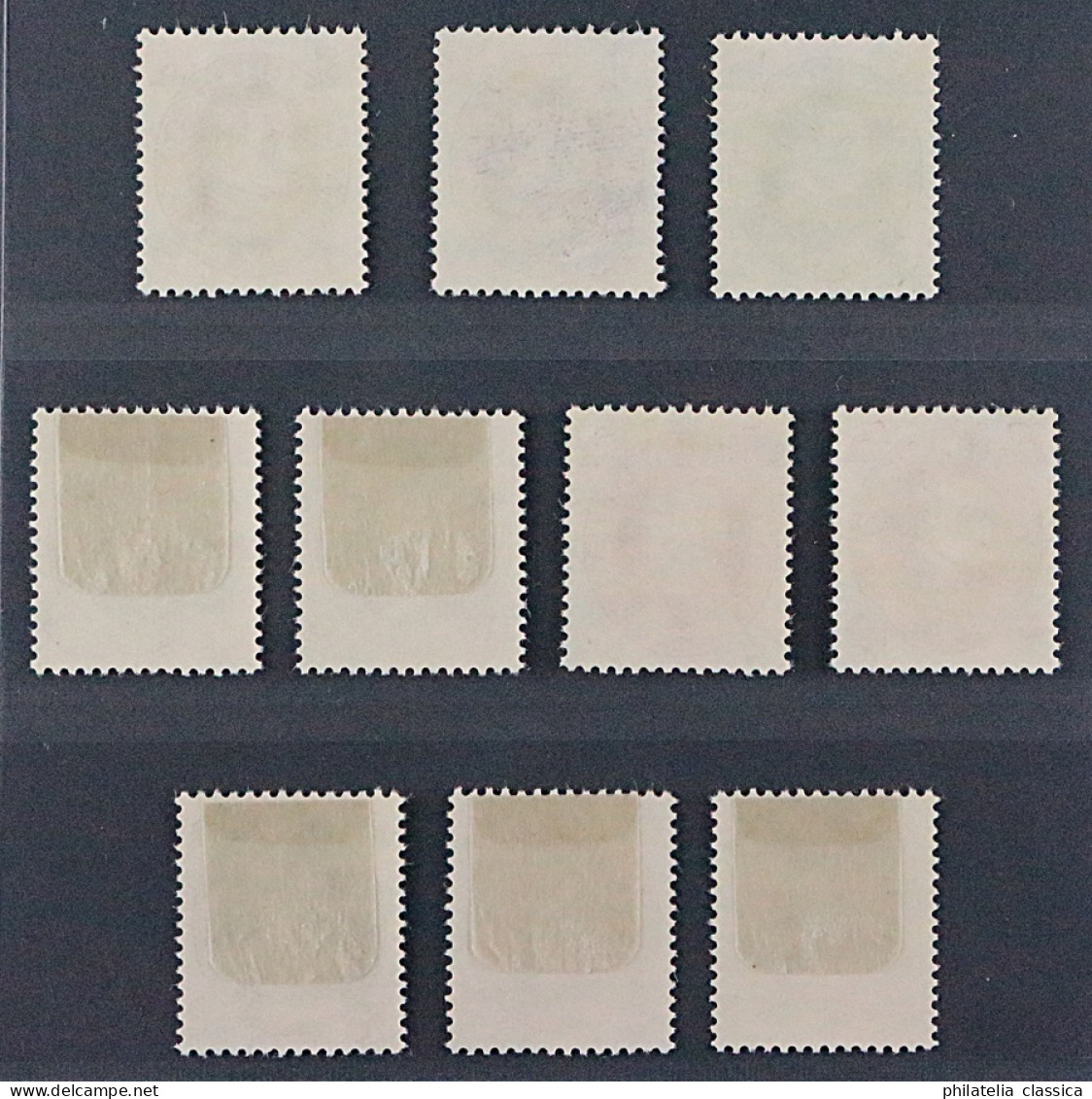 Dänemark  185-94 * Geburtstag König Frederik Komplett, Originalgummi, KW 200,- € - Unused Stamps