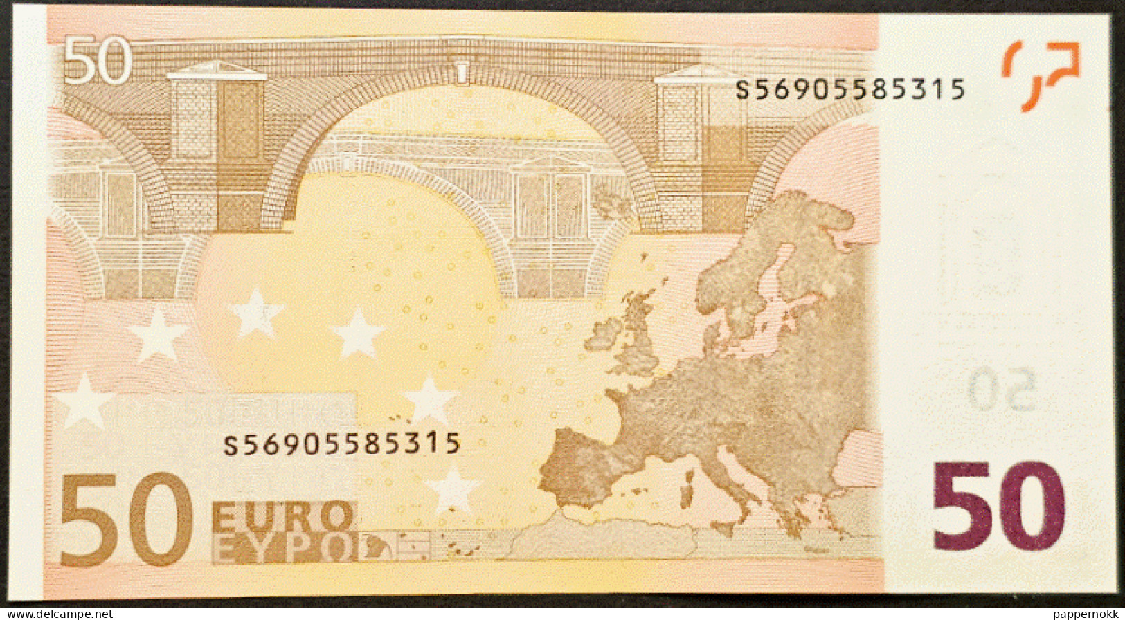 50 Euro 1° Serie Italia  J083 - S569..315  FDS/UNC  Draghi - 50 Euro