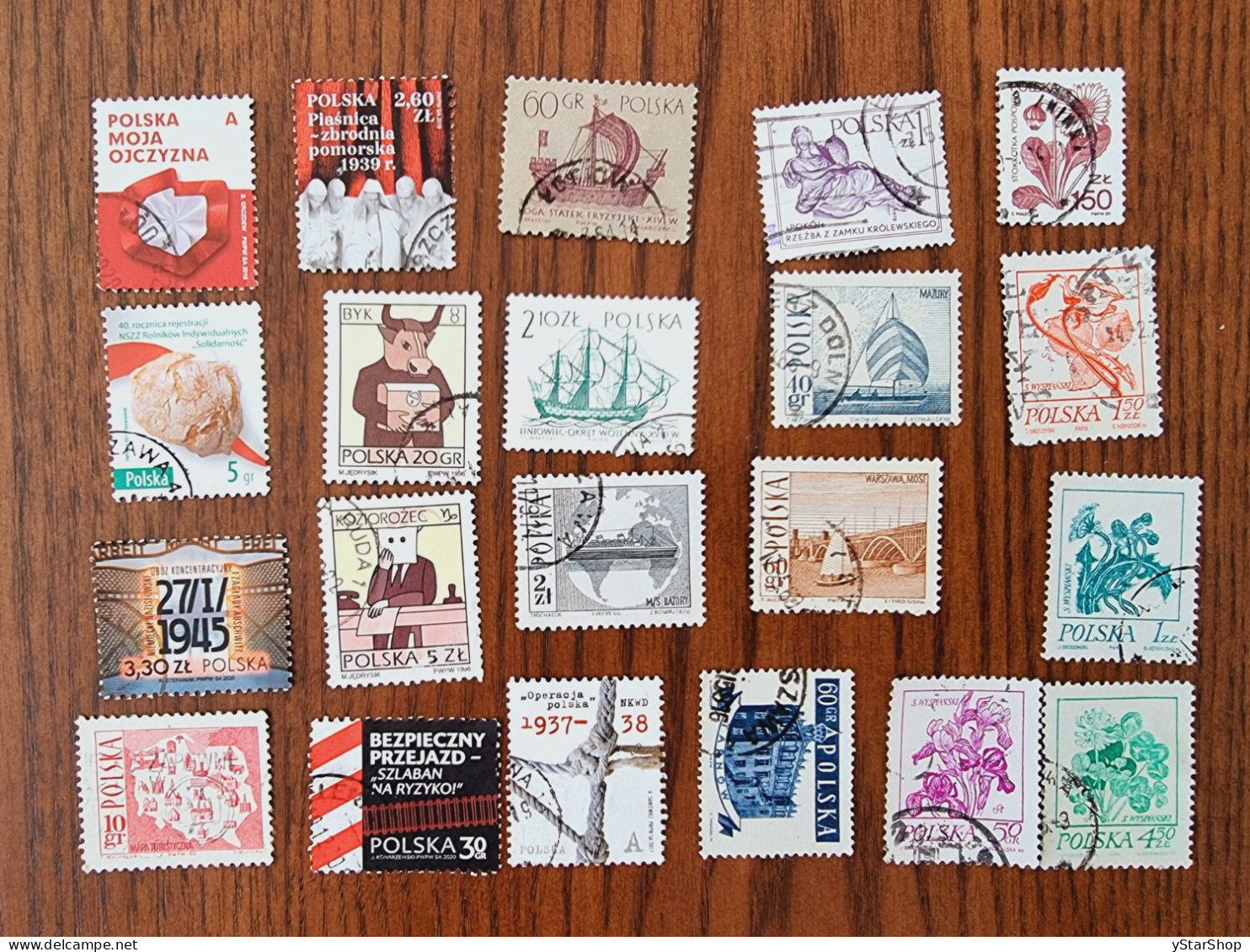 Poland Stamps Lot - Used - Various Themes - Alla Rinfusa (max 999 Francobolli)