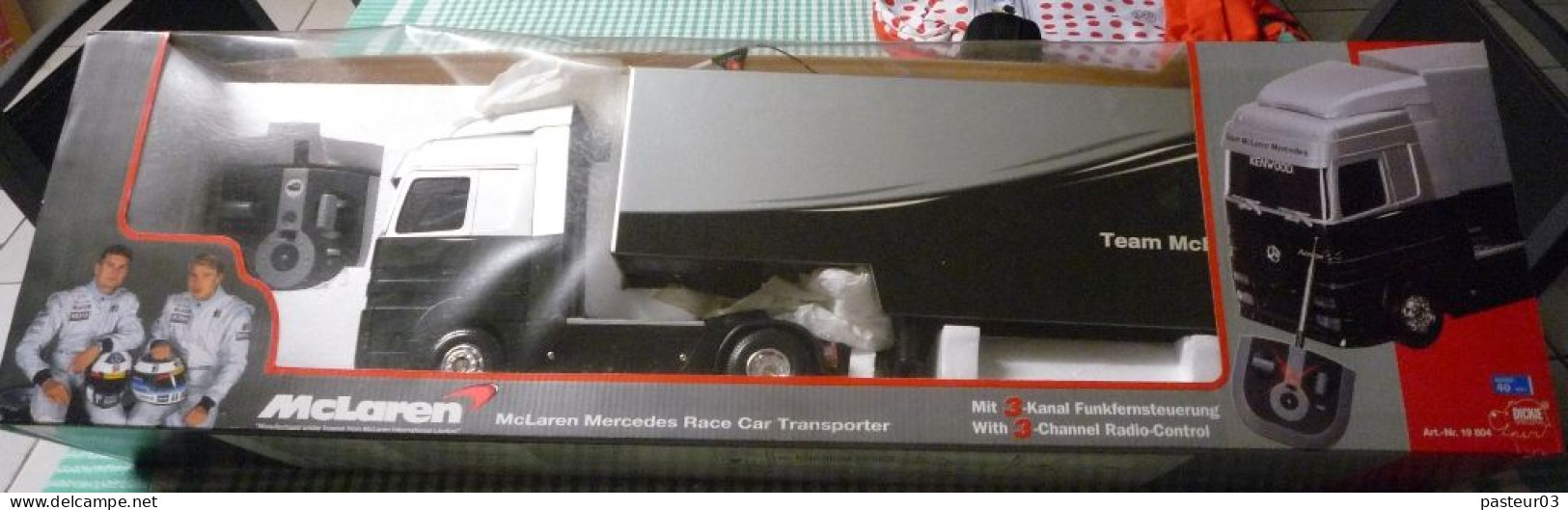 Camion  Téléguidée Mc Laren Rare Loctite Colles Longueur 61 Cms Marque DICKIE SPIELZEUG - Reclame - Alle Merken