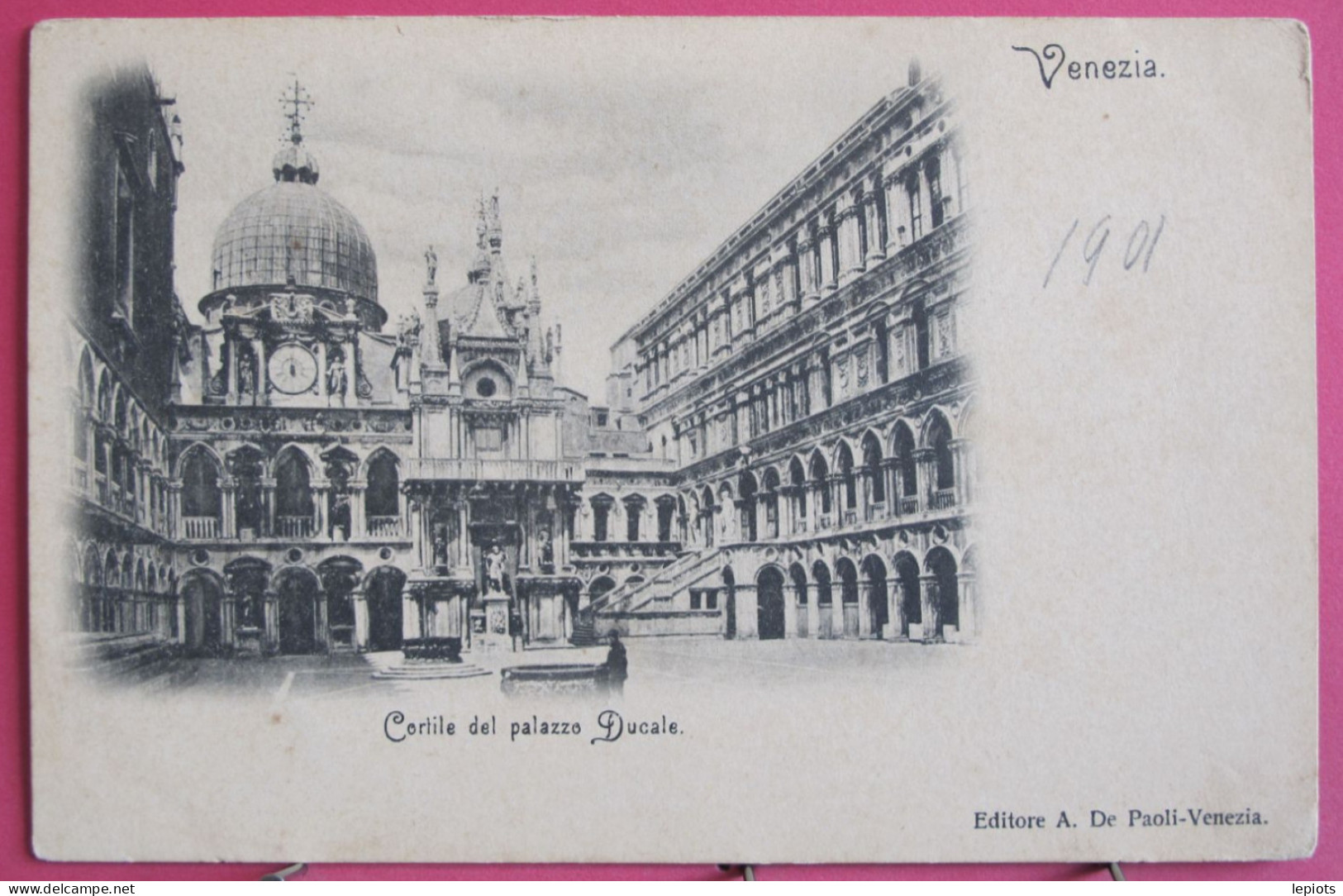 Lot de 10 CPA précurseur - Toutes scannées - Italie - Venezia - Même série - Datées 1901