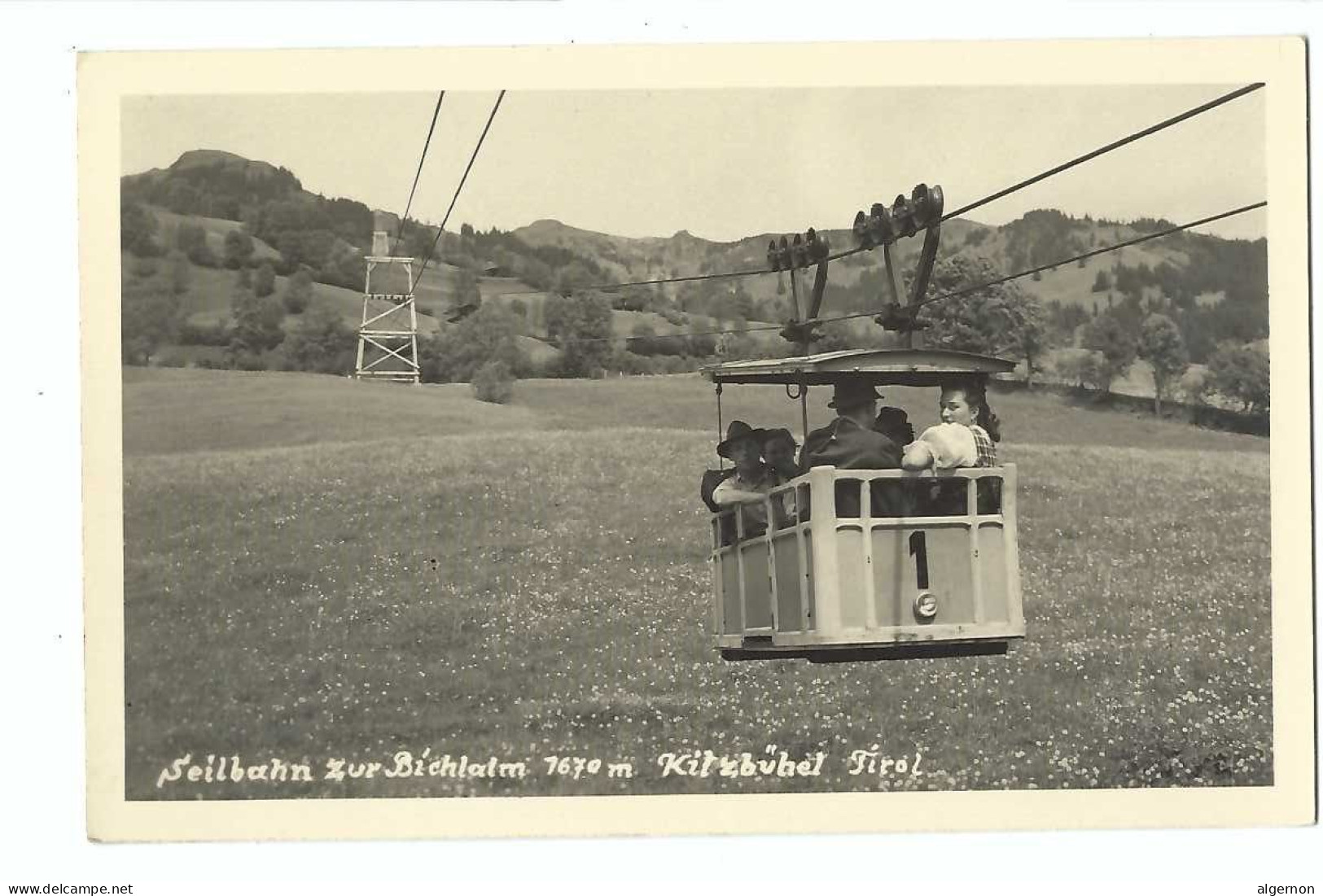 32325 - Kitzbühel Seilbahn Zur Bichlalm 1950 - Kitzbühel