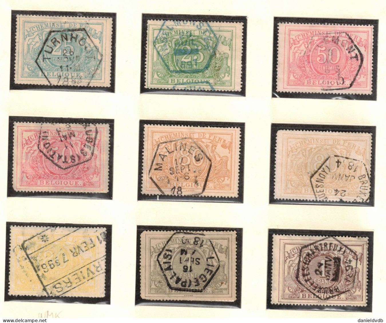 Chemins De Fer 1879-1939, Colis-Postaux, Journaux, Bagages Collection Bien Fournie Sur Pages SC SAFE N°266 Cote 856 € - Other & Unclassified